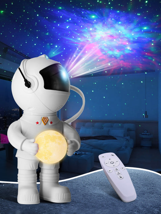 Aeepaura Astronaut Galaxy Star Projector Spaceman Starlight Night Light Northern Starry Lights Projection Lamp with Remote Control Timer